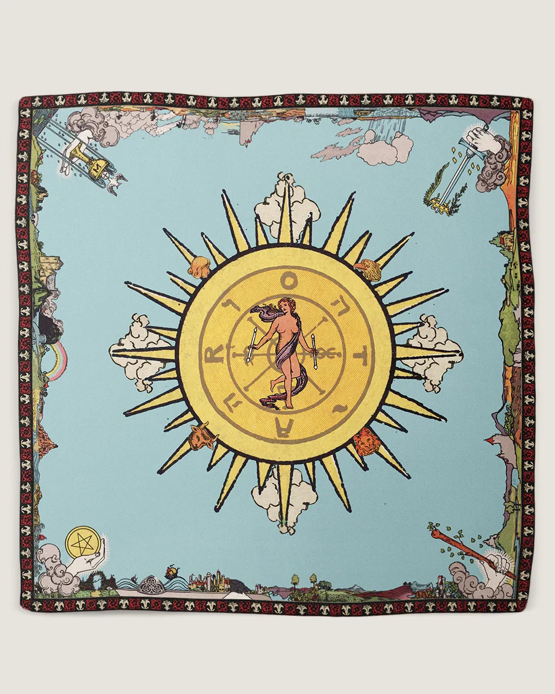 Toalha Oracular Pamela C. Smith: Tribute Centennial Tarot