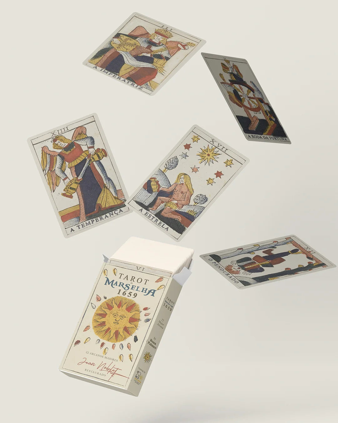 Tarot de Marselha Jean Noblet (1659) 22 Arcanos Maiores + Guia Completo