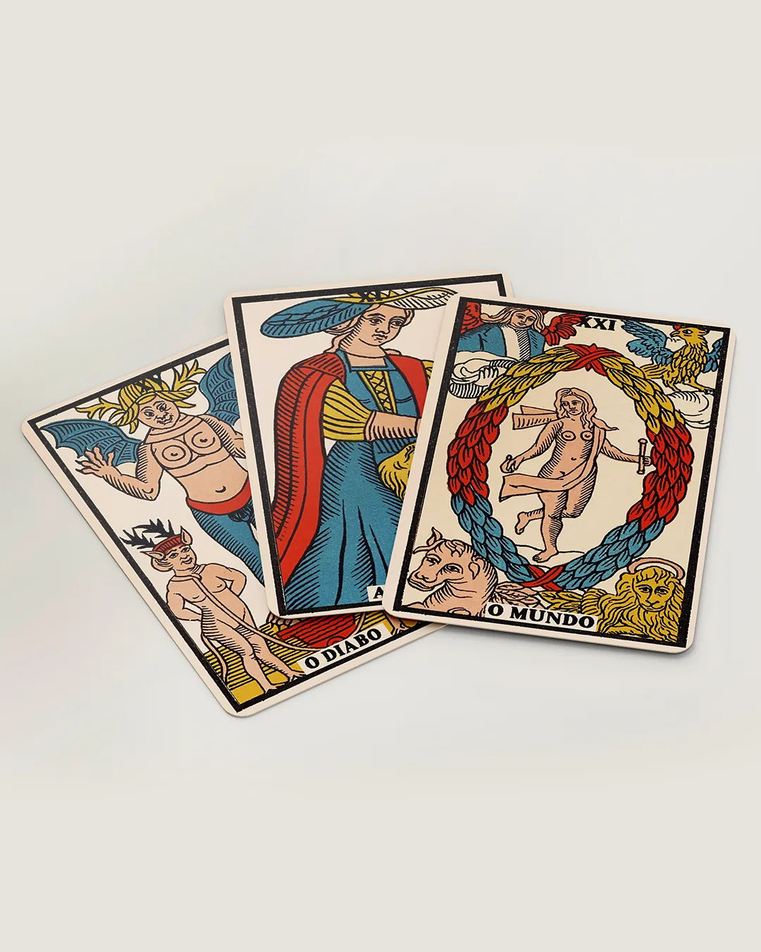 Tarot de Marselha Clássico 22 Arcanos Maiores + Guia Completo