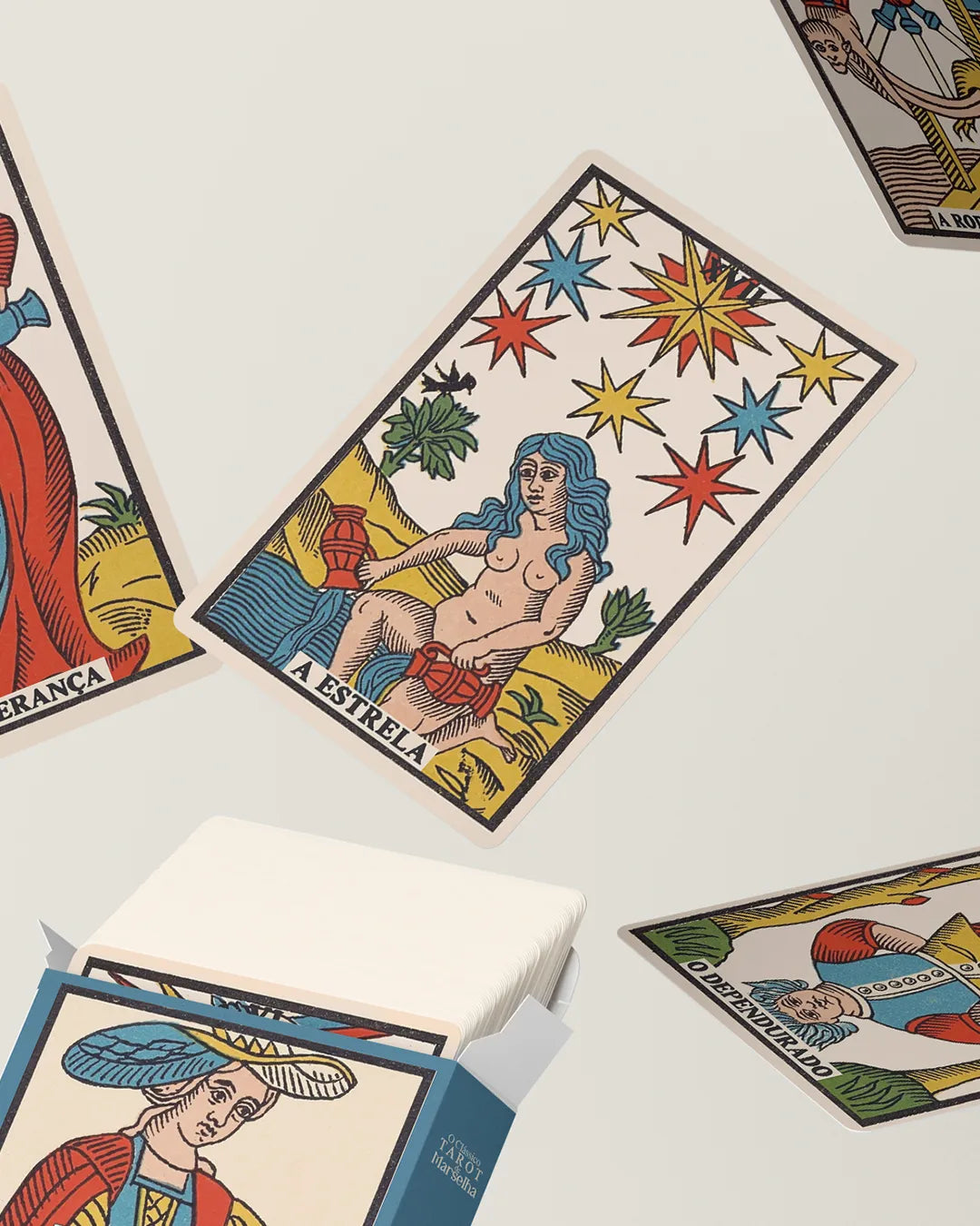 Tarot de Marselha Clássico 22 Arcanos Maiores + Guia Completo