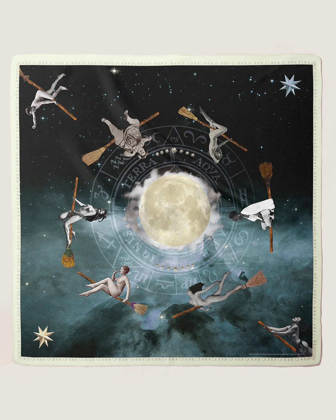 Toalha Oracular “Oito de Paus”
